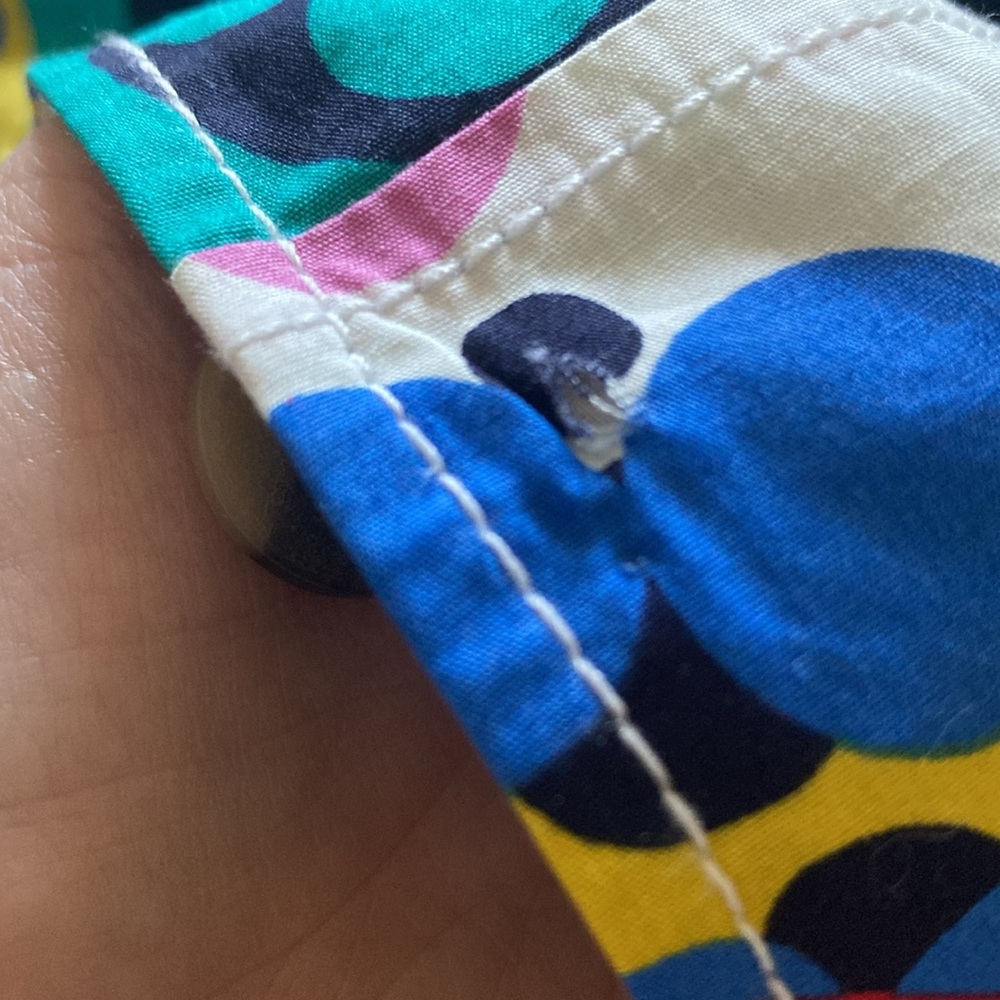 J. Crew Sz 0 Kaleidoscope Apron Maxi Dress - Picture 5 of 8